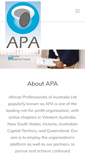 Mobile Screenshot of apaau.com